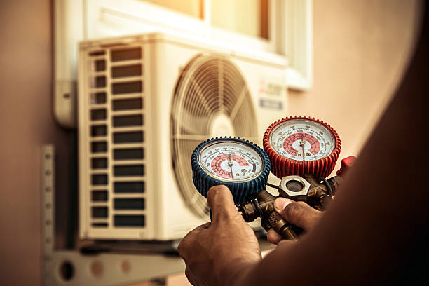 Professional Hvac Repair technician working in Basom, NY